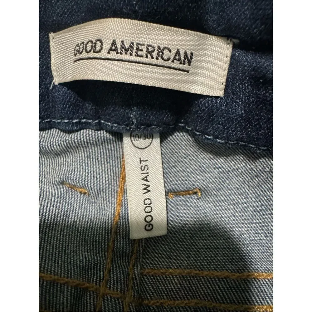Good American Good waist blue skinny jeans 10/30